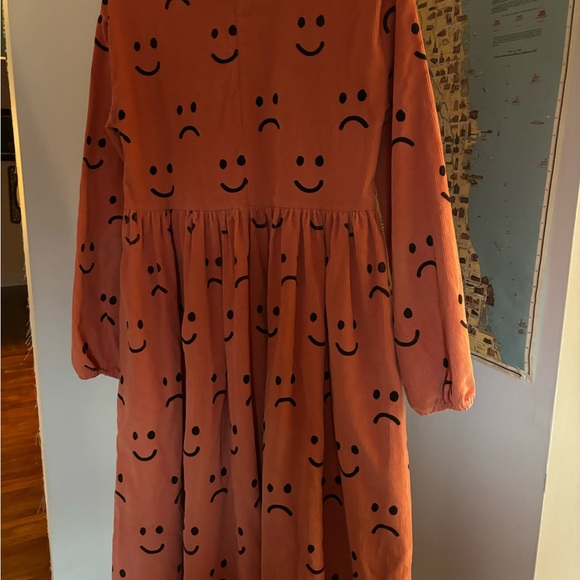 Lazy Oaf Corduroy Happy Sad Dress (UK 6/US 2)- no longer made - Picture 2 of 6